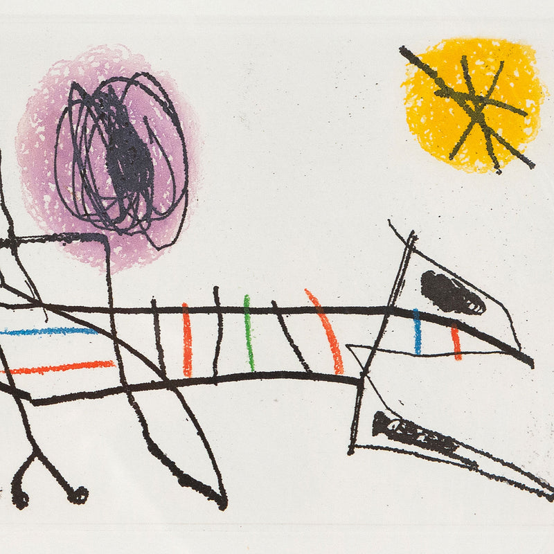 Joan Miro, Demand D'Empoli, Etching, Drypoint, 1960, Caviar20