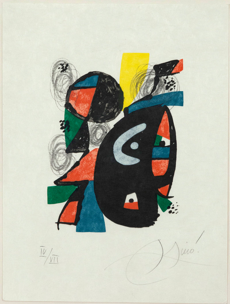 Joan Miro La mélodie acide 1980 Caviar20 lithograph