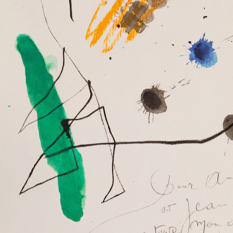 JOAN MIRO "QUELQUES FLEURS #13: HUGUES", 1964