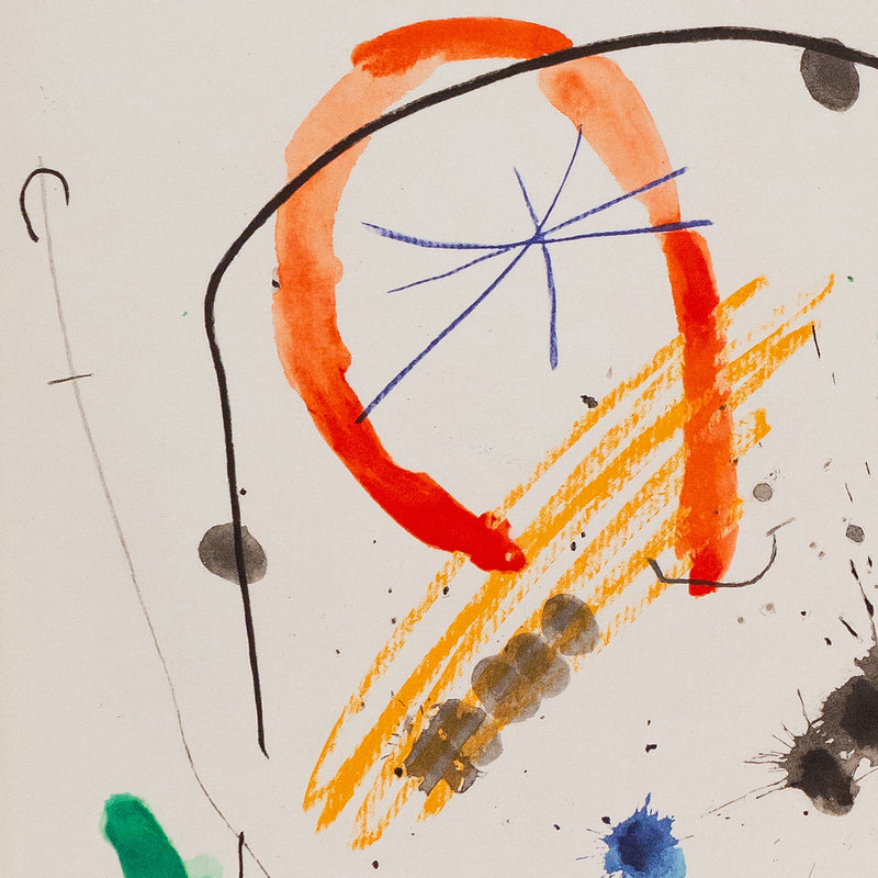 JOAN MIRO "QUELQUES FLEURS #13: HUGUES", 1964