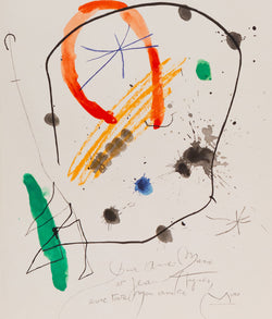 JOAN MIRO "QUELQUES FLEURS #13: HUGUES", 1964