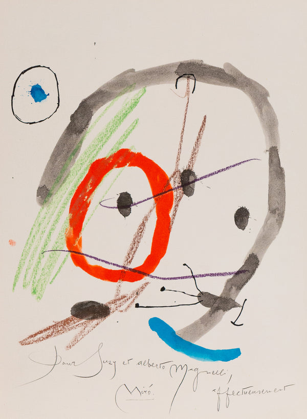 JOAN MIRO "QUELQUES FLEURS #19: MAGNELLI", 1964