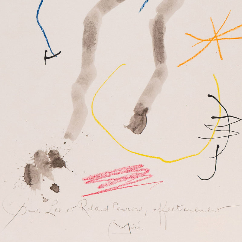 JOAN MIRO "QUELQUES FLEURS #27: PENROSE", 1964