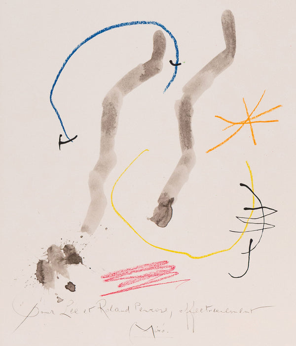 JOAN MIRO "QUELQUES FLEURS #27: PENROSE", 1964