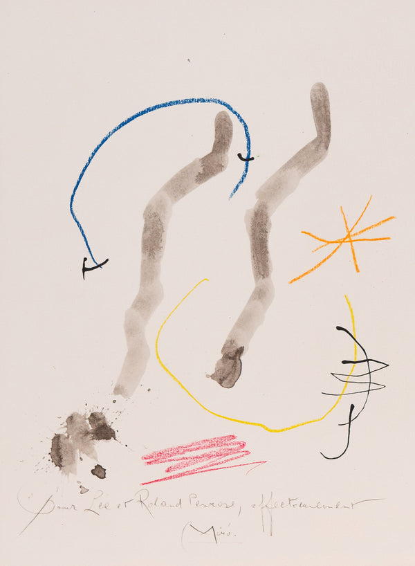 JOAN MIRO "QUELQUES FLEURS #27: PENROSE", 1964