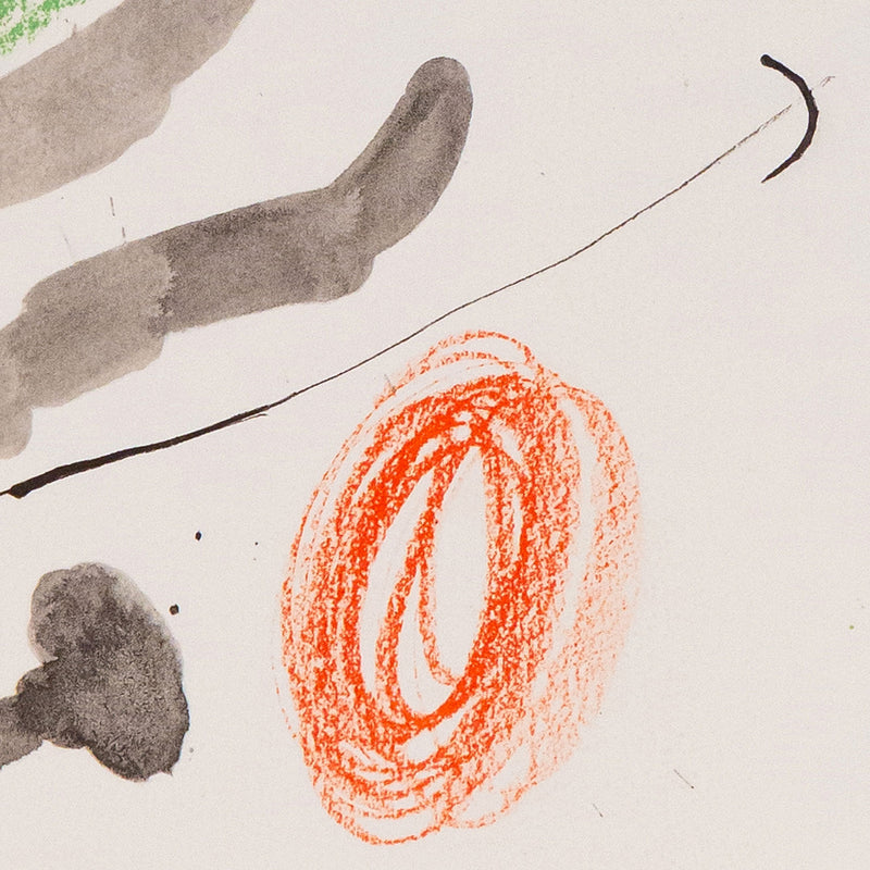 JOAN MIRO "QUELQUES FLEURS #28: PÉREZ-Y-JORBE", 1964