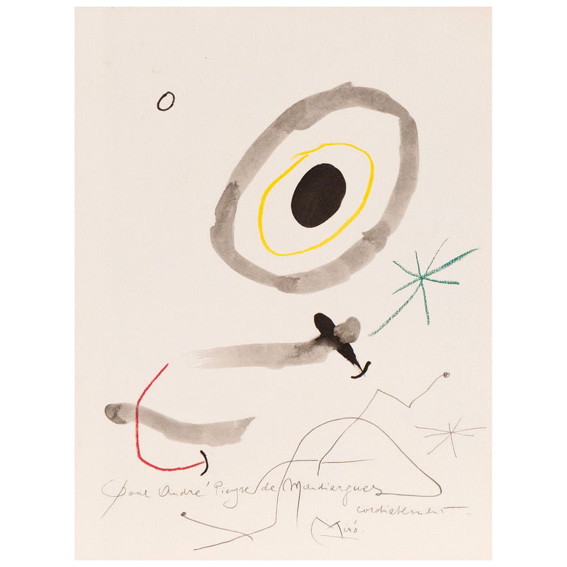 JOAN MIRO "QUELQUES FLEURS #29: MADIARGUES", 1964