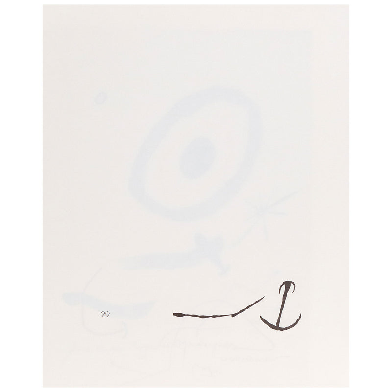 JOAN MIRO "QUELQUES FLEURS #29: MADIARGUES", 1964