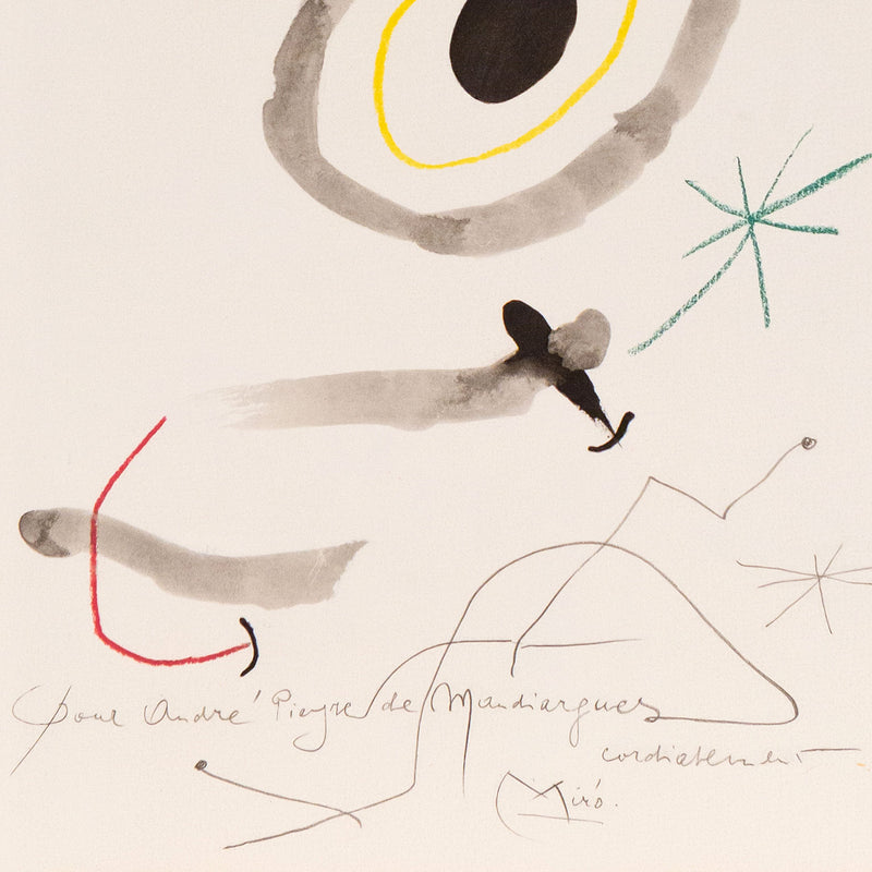 JOAN MIRO "QUELQUES FLEURS #29: MADIARGUES", 1964