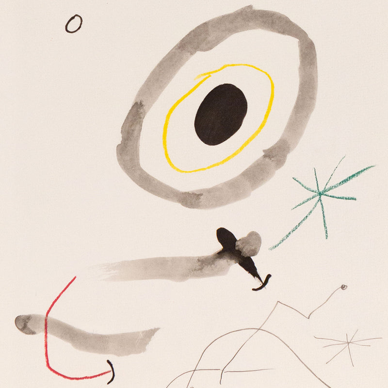 JOAN MIRO "QUELQUES FLEURS #29: MADIARGUES", 1964