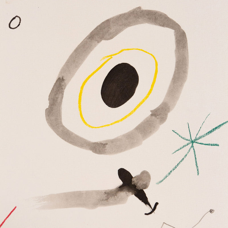 JOAN MIRO "QUELQUES FLEURS #29: MADIARGUES", 1964