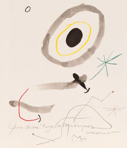 JOAN MIRO "QUELQUES FLEURS #29: MADIARGUES", 1964