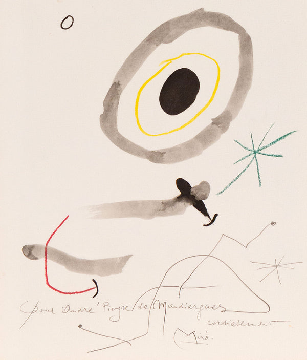 JOAN MIRO "QUELQUES FLEURS #29: MADIARGUES", 1964