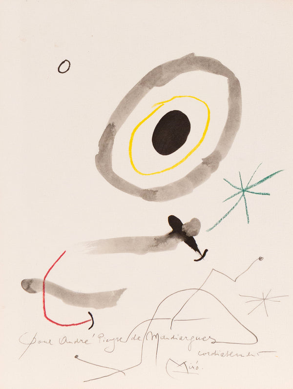 JOAN MIRO "QUELQUES FLEURS #29: MADIARGUES", 1964