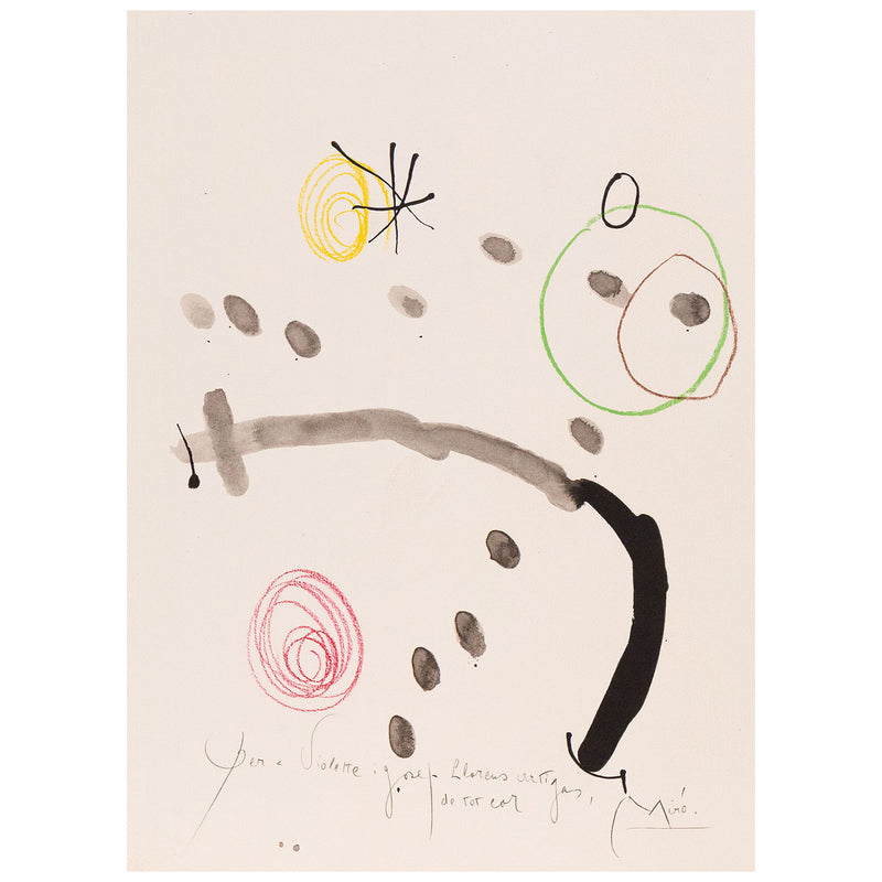 JOAN MIRO "QUELQUES FLEURS #2: ARTIGAS", 1964