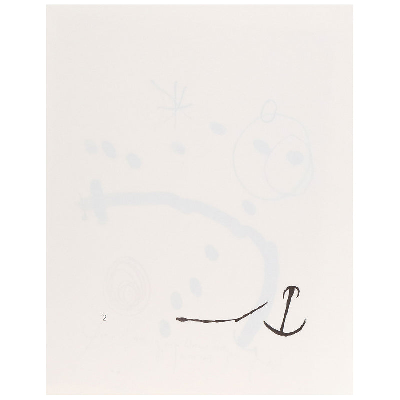 JOAN MIRO "QUELQUES FLEURS #2: ARTIGAS", 1964