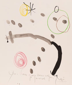 JOAN MIRO "QUELQUES FLEURS #2: ARTIGAS", 1964