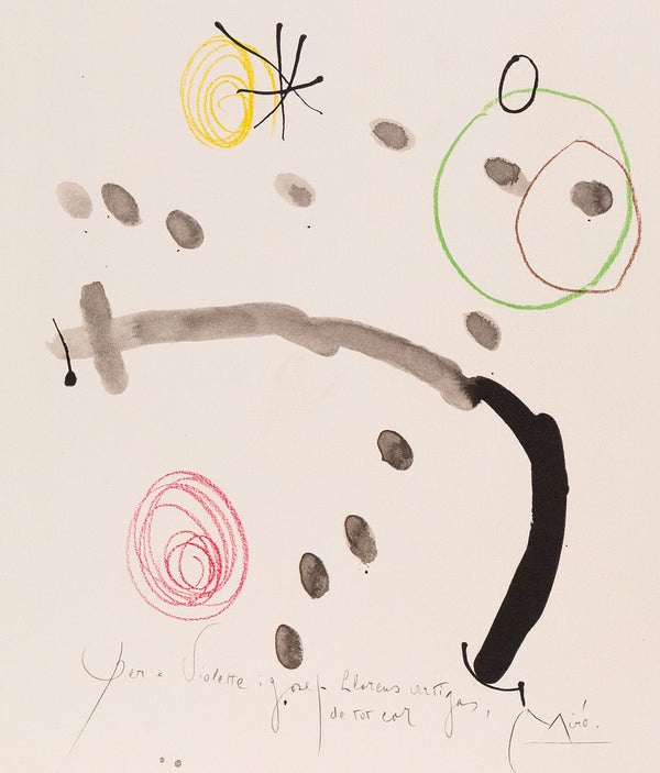 JOAN MIRO "QUELQUES FLEURS #2: ARTIGAS", 1964