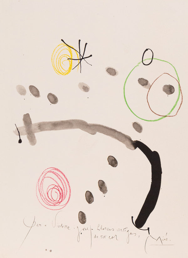 JOAN MIRO "QUELQUES FLEURS #2: ARTIGAS", 1964