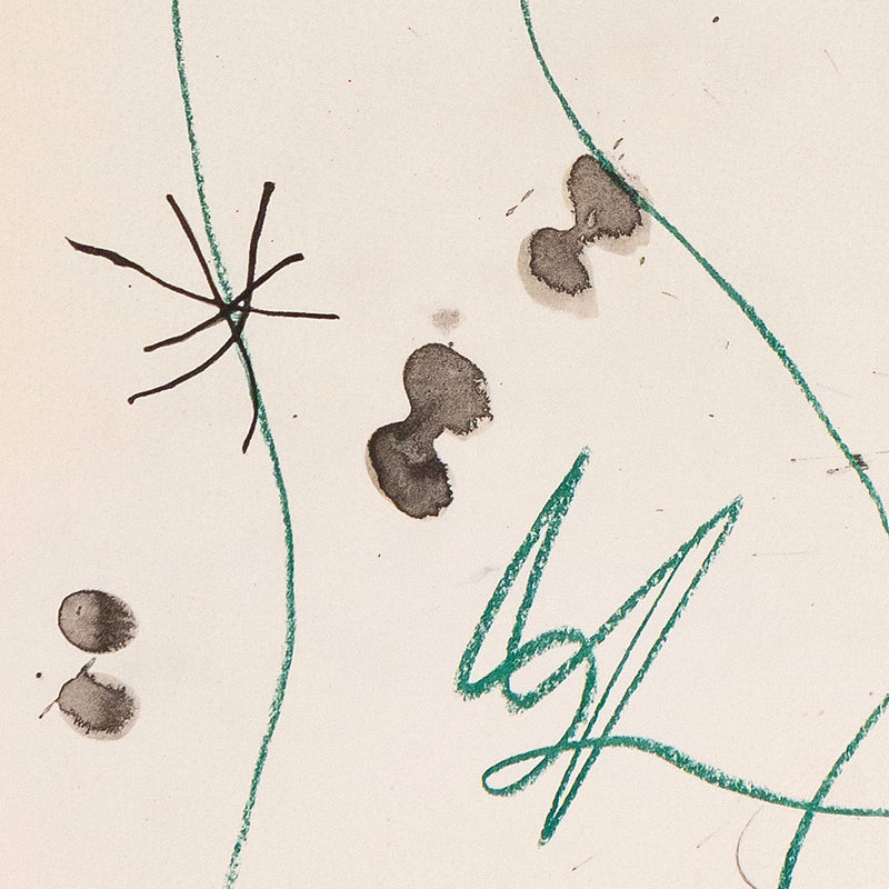 JOAN MIRO "QUELQUES FLEURS #31: SLEZ & TAILLANDIER", 1964