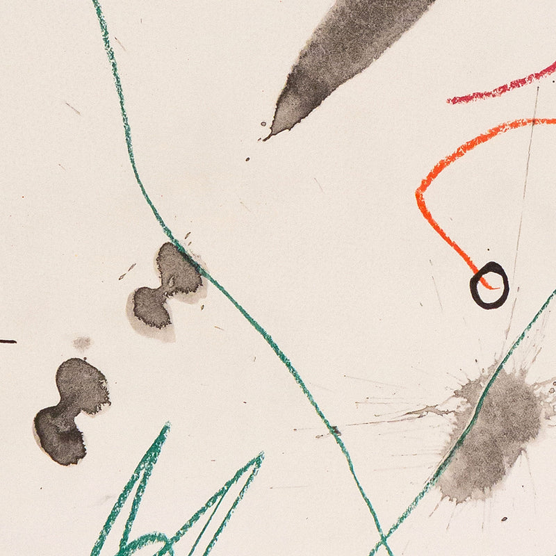 JOAN MIRO "QUELQUES FLEURS #31: SLEZ & TAILLANDIER", 1964