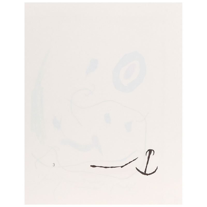 Joan Miro, Quelques Fleurs pour des Amis: Monsieur Bandier (#3), Lithograph, 1964, Caviar20