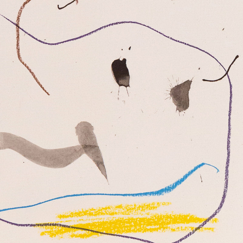 Joan Miro, Quelques Fleurs pour des Amis: Monsieur Bandier (#3), Lithograph, 1964, Caviar20
