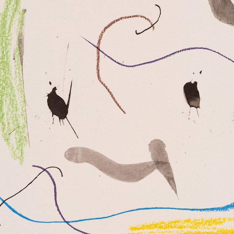 Joan Miro, Quelques Fleurs pour des Amis: Monsieur Bandier (#3), Lithograph, 1964, Caviar20