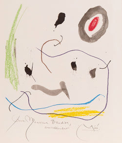 Joan Miro, Quelques Fleurs pour des Amis: Monsieur Bandier (#3), Lithograph, 1964, Caviar20