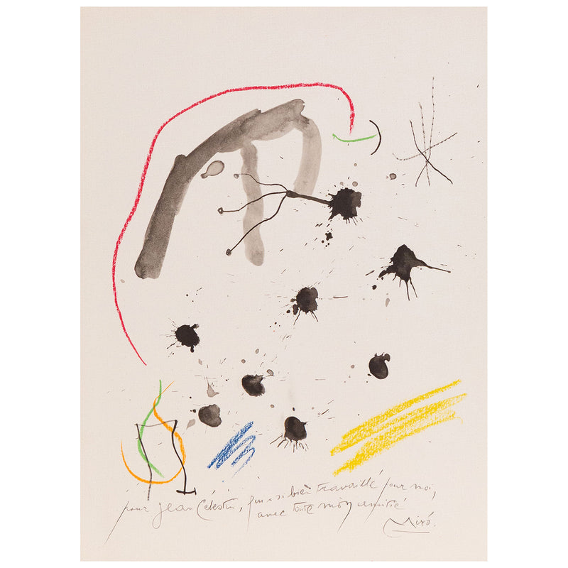 Joan Miro, Quelques Fleurs #6, Lithograph, 1964, Caviar20