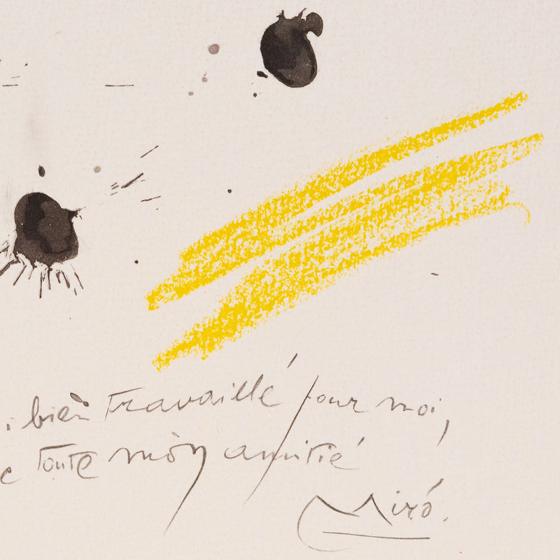 Joan Miro, Quelques Fleurs #6, Lithograph, 1964, Caviar20