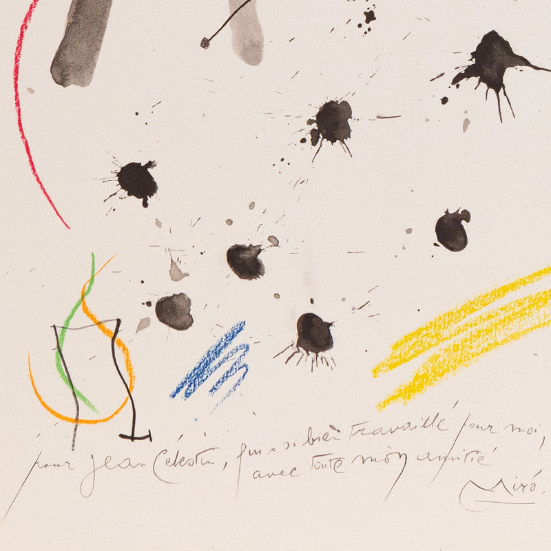 Joan Miro, Quelques Fleurs #6, Lithograph, 1964, Caviar20