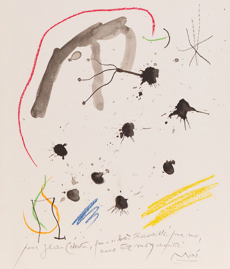 Joan Miro, Quelques Fleurs #6, Lithograph, 1964, Caviar20