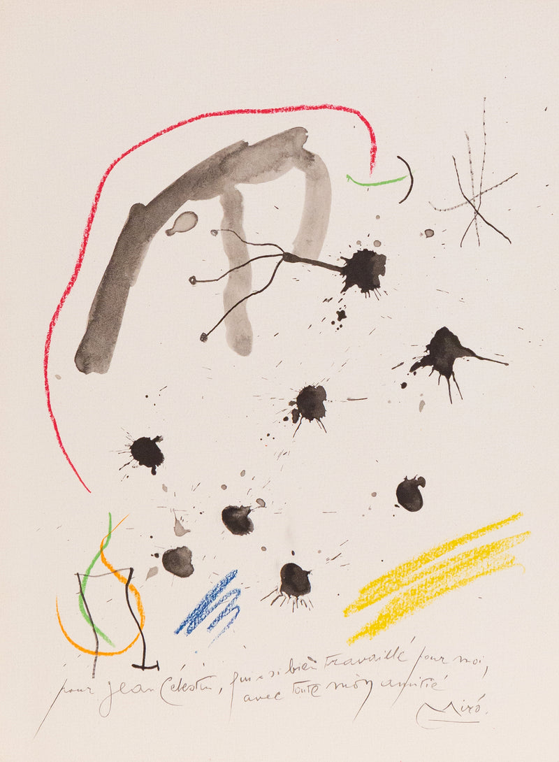 Joan Miro, Quelques Fleurs #6, Lithograph, 1964, Caviar20