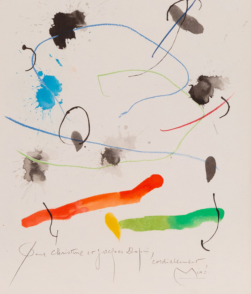 Joan Miro, Quelques Fleurs pour des Amis: Christine et Jacques Dupuis (#8), Lithograph, 1964, Caviar20