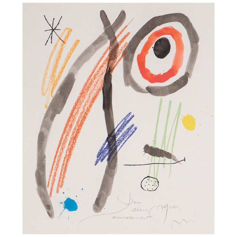 JOAN MIRO "QUELQUES FLEURS #22", 1964