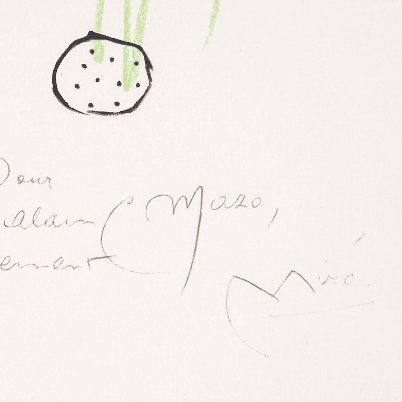 JOAN MIRO "QUELQUES FLEURS #22", 1964
