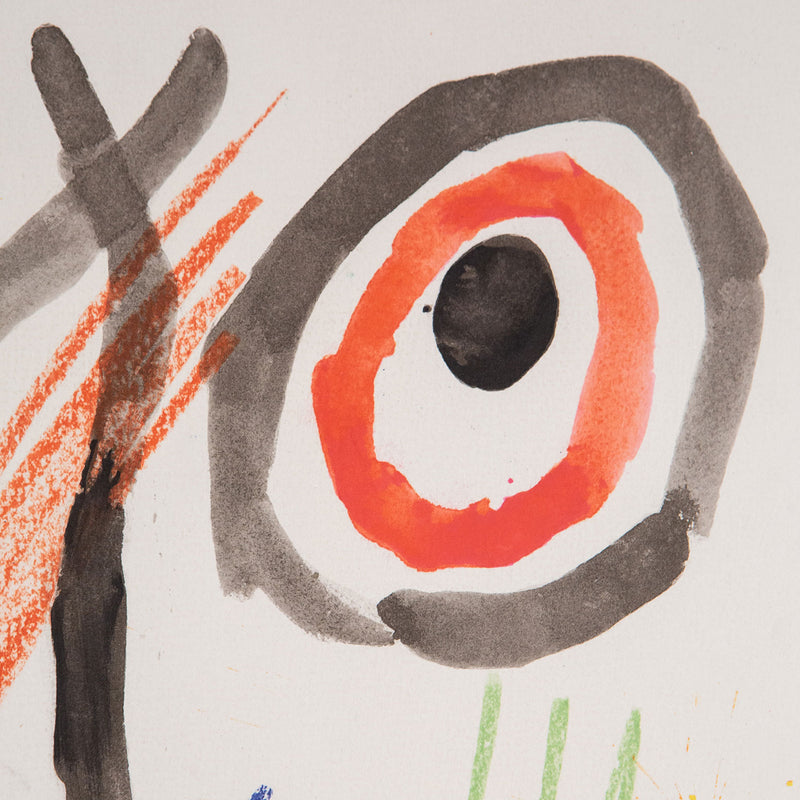 JOAN MIRO "QUELQUES FLEURS #22", 1964
