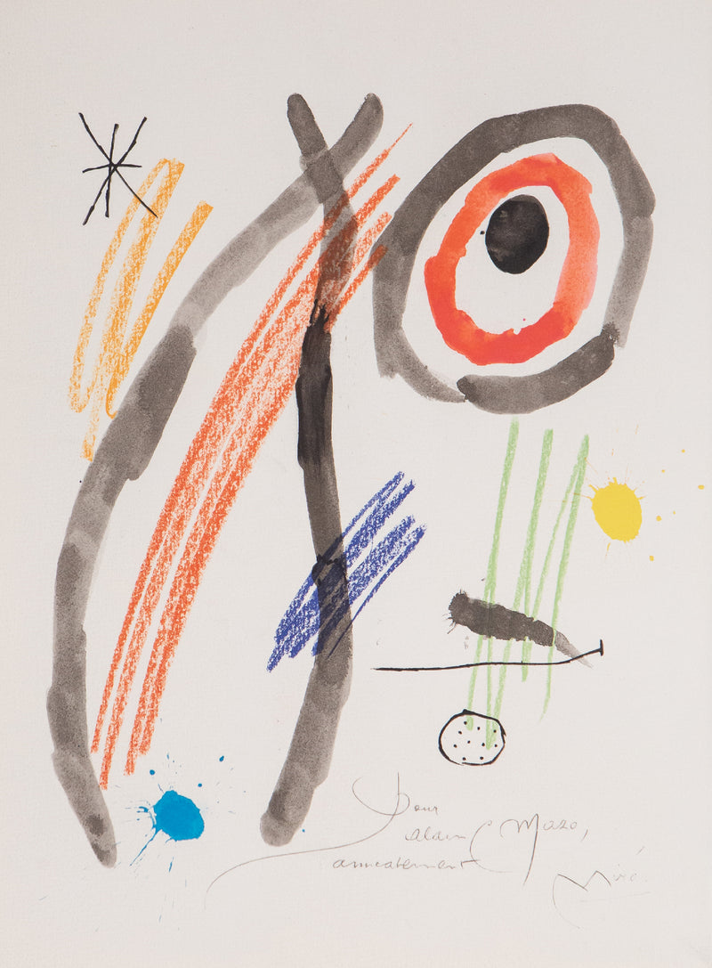 JOAN MIRO "QUELQUES FLEURS #22", 1964