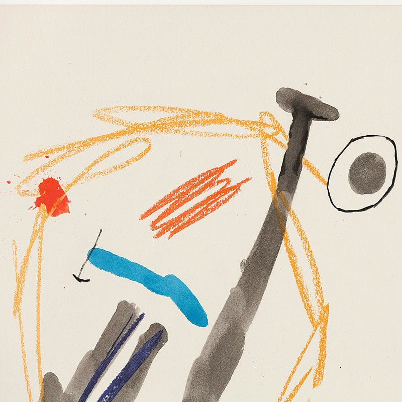 JOAN MIRO "QUELQUES FLEURS #25: MILANI", 1964