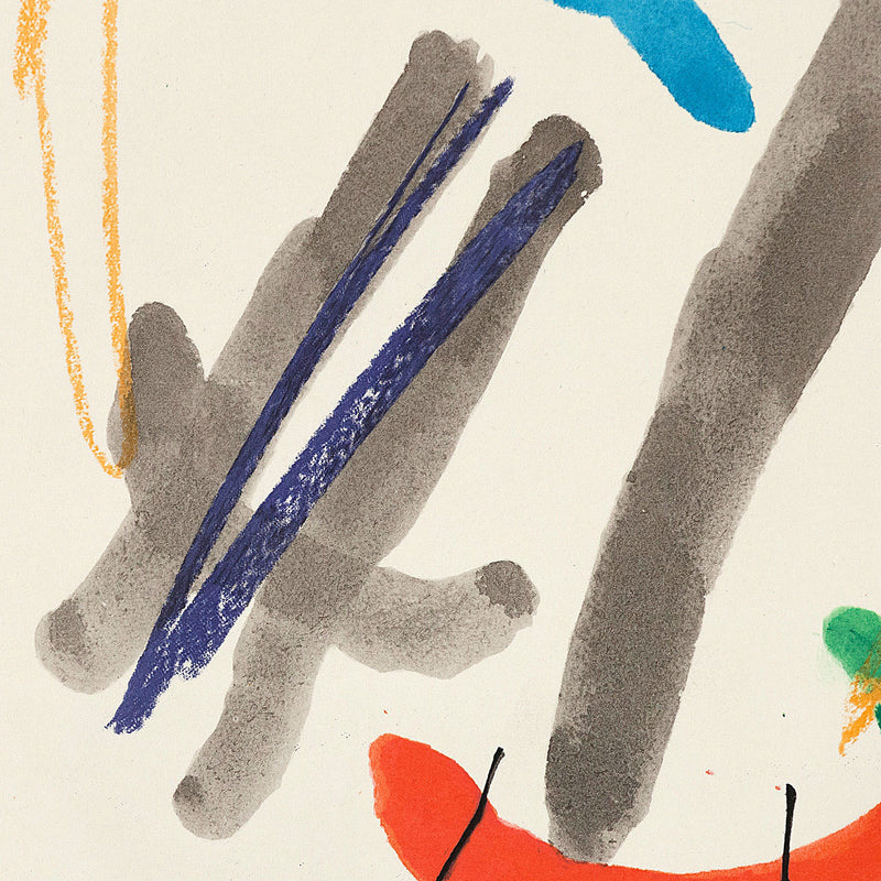 JOAN MIRO "QUELQUES FLEURS #25: MILANI", 1964