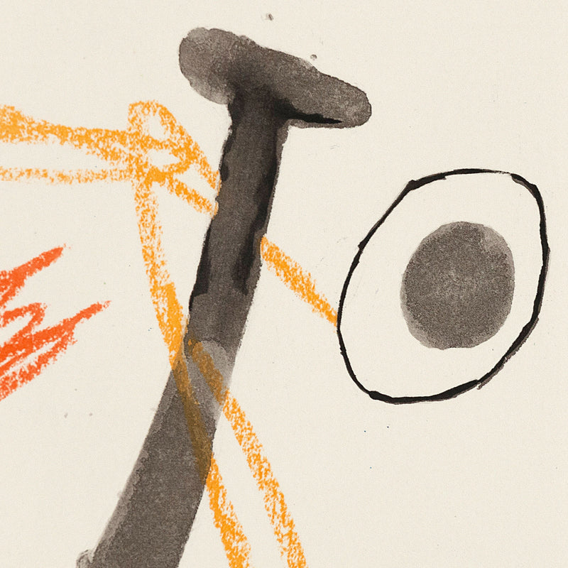 JOAN MIRO "QUELQUES FLEURS #25: MILANI", 1964