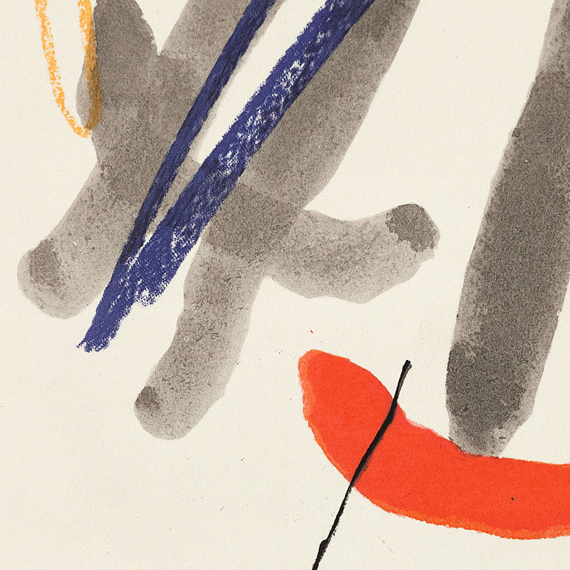 JOAN MIRO "QUELQUES FLEURS #25: MILANI", 1964
