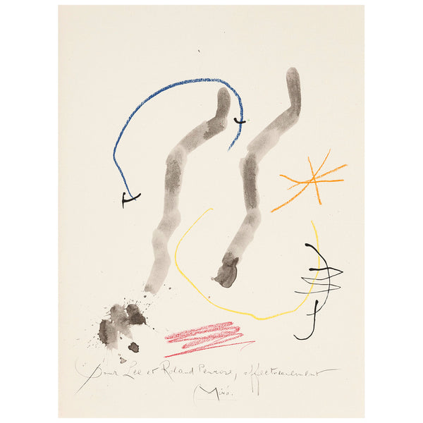 JOAN MIRO "QUELQUES FLEURS #27: PENROSE", 1964