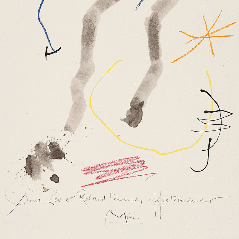 JOAN MIRO "QUELQUES FLEURS #27: PENROSE", 1964