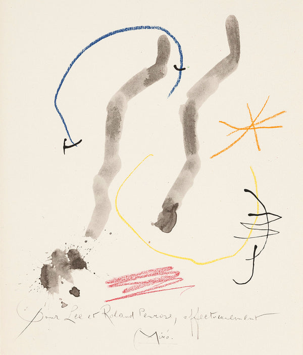JOAN MIRO "QUELQUES FLEURS #27: PENROSE", 1964