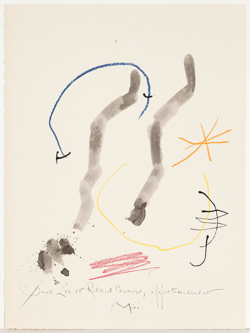 JOAN MIRO "QUELQUES FLEURS #27: PENROSE", 1964