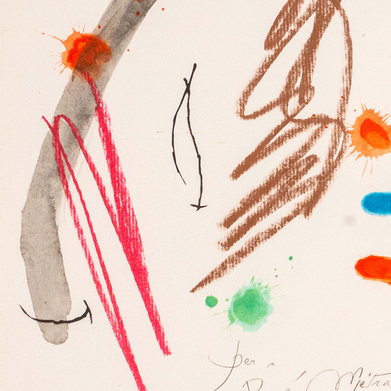 Joan Miro, Quelques Fleurs #23: Metras, Lithograph, 1964, Caviar20 Spanish Artist