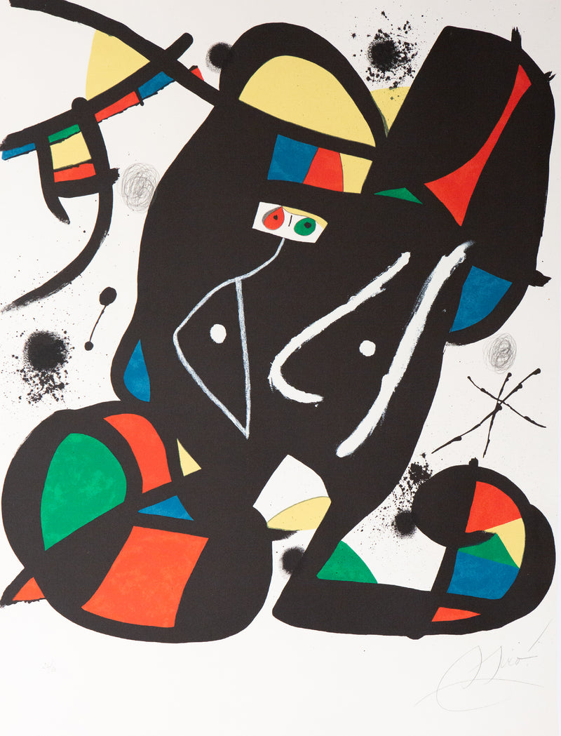 Joan Miro, Colpir Sense Nafrar III, Lithograph, 1981, Caviar20, Surrealism and Abstraction