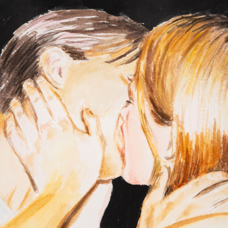 Joanne Tod, Make Out, Watercolor, 2020, Caviar20 Canadian Art